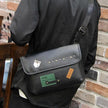 Fashion Plaid Crossbody Bags Vintage Leather Messenger Shoulder Bag Sling Backpack