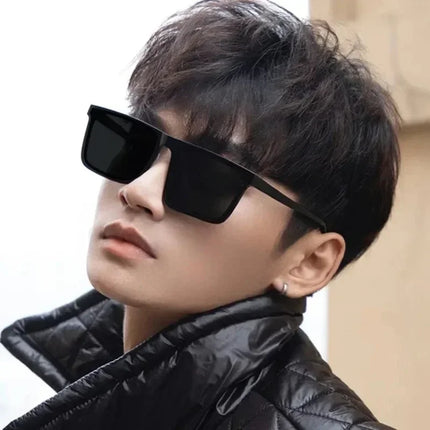 New Fashion Sunglasses Men's Driving Anti-UV Sun Glasses Ladies Oversized Square Frame Shades UV400