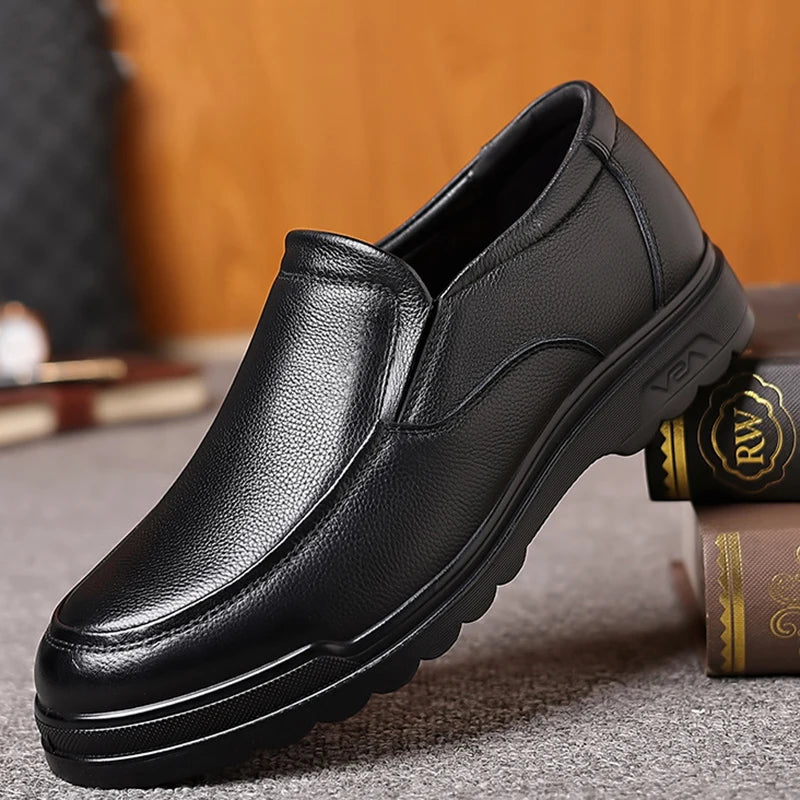 Leather Shoes for Men Dress Shoes Slip- Formal Shoes for Party Casual Business Oxfords