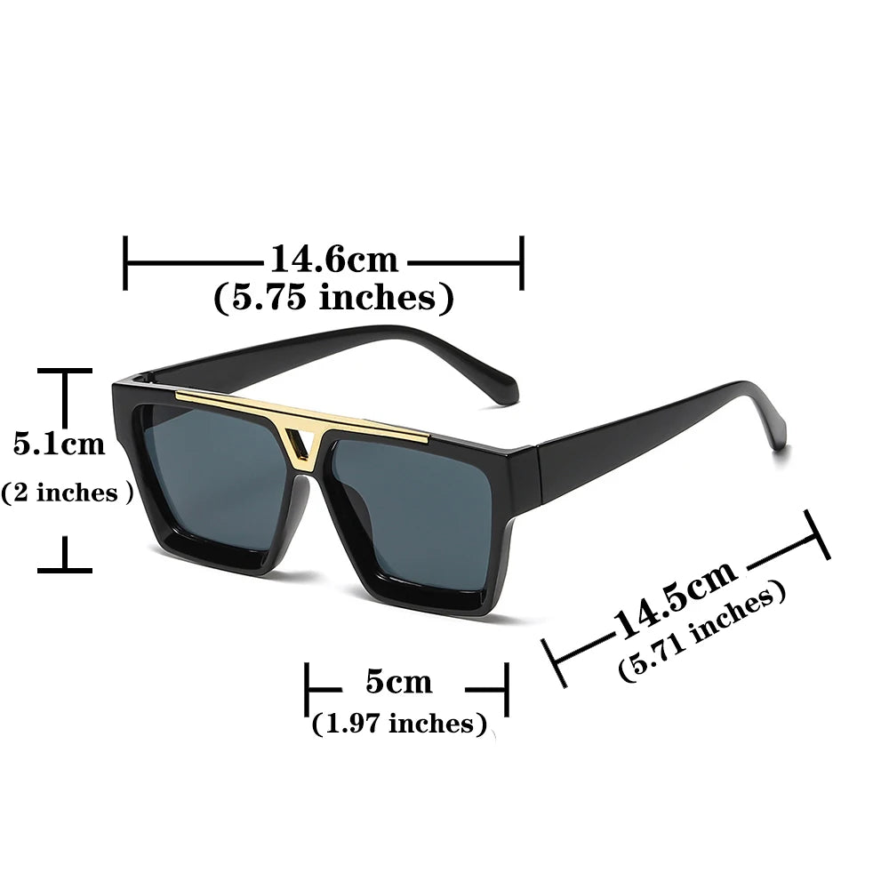 New Arrival Retro Sunglasses Women Men Vintage Square Frame Sun Glasses High Quantity Lens Goggles Shades for Female Male