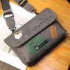 Fashion Plaid Crossbody Bags Vintage Leather Messenger Shoulder Bag Sling Backpack